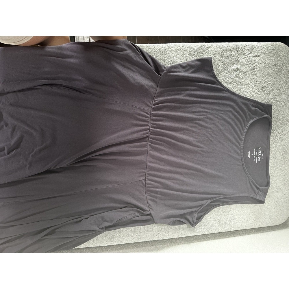 Torrid Midi Super Soft Skater Dress Womens Plus Size 3‎ Nine Iron Gray Stretch - Picture 6 of 8